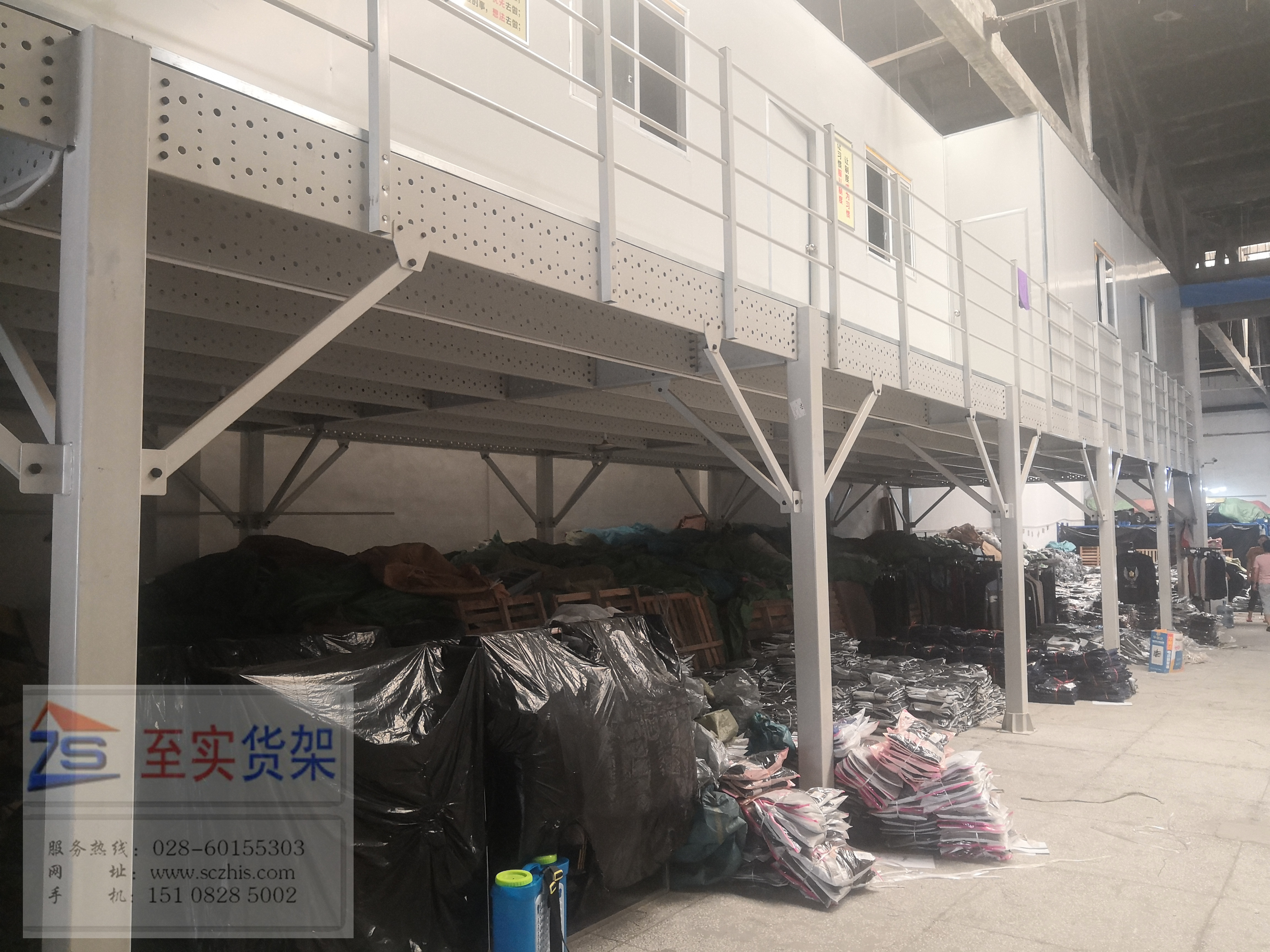 钢质阁楼平台项目实施完毕