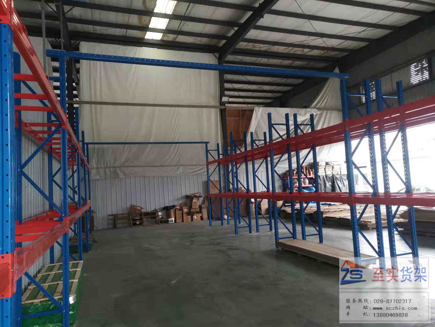 板材架完工并投入使用