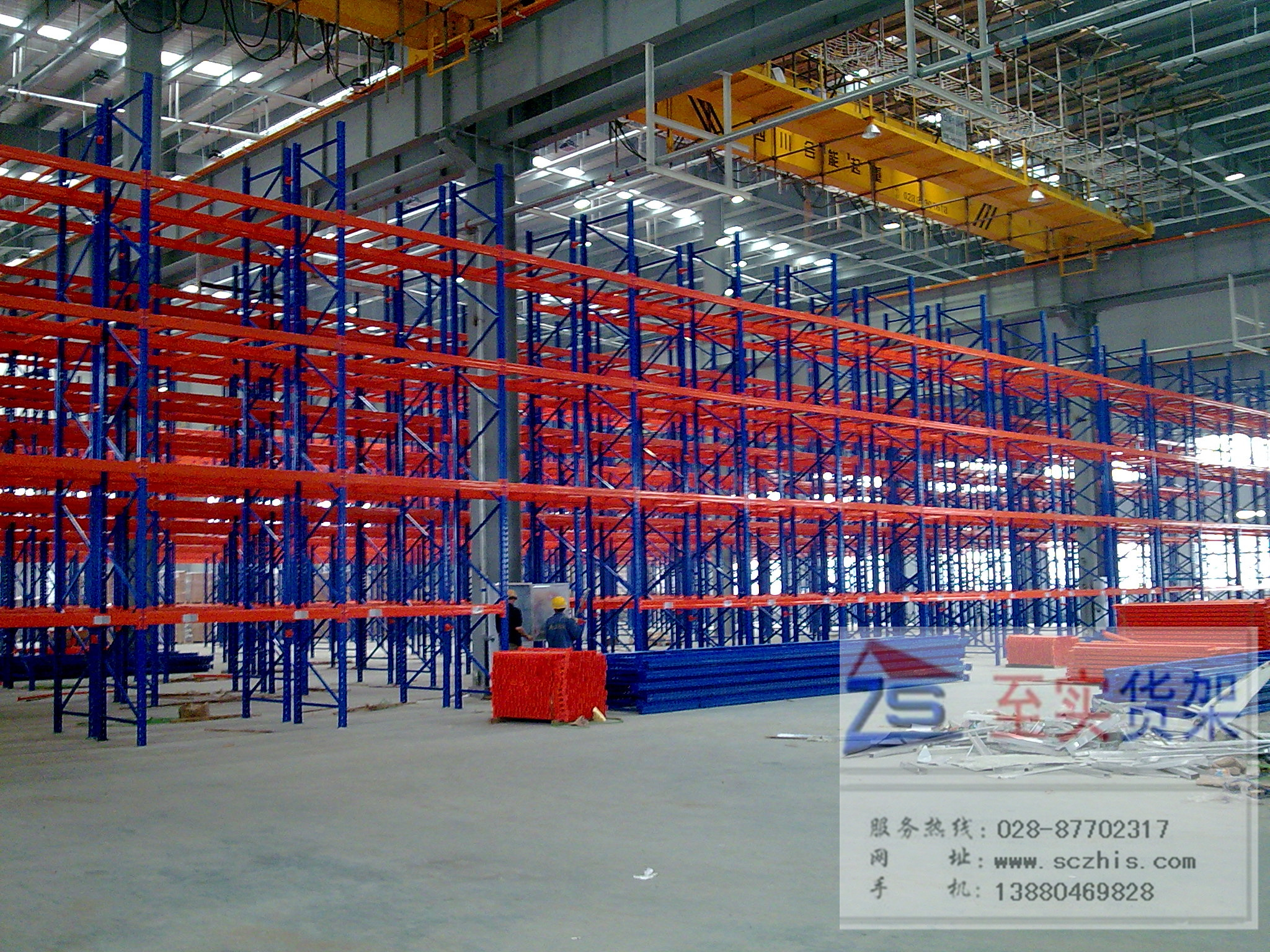 郫县高位仓项目现场施工