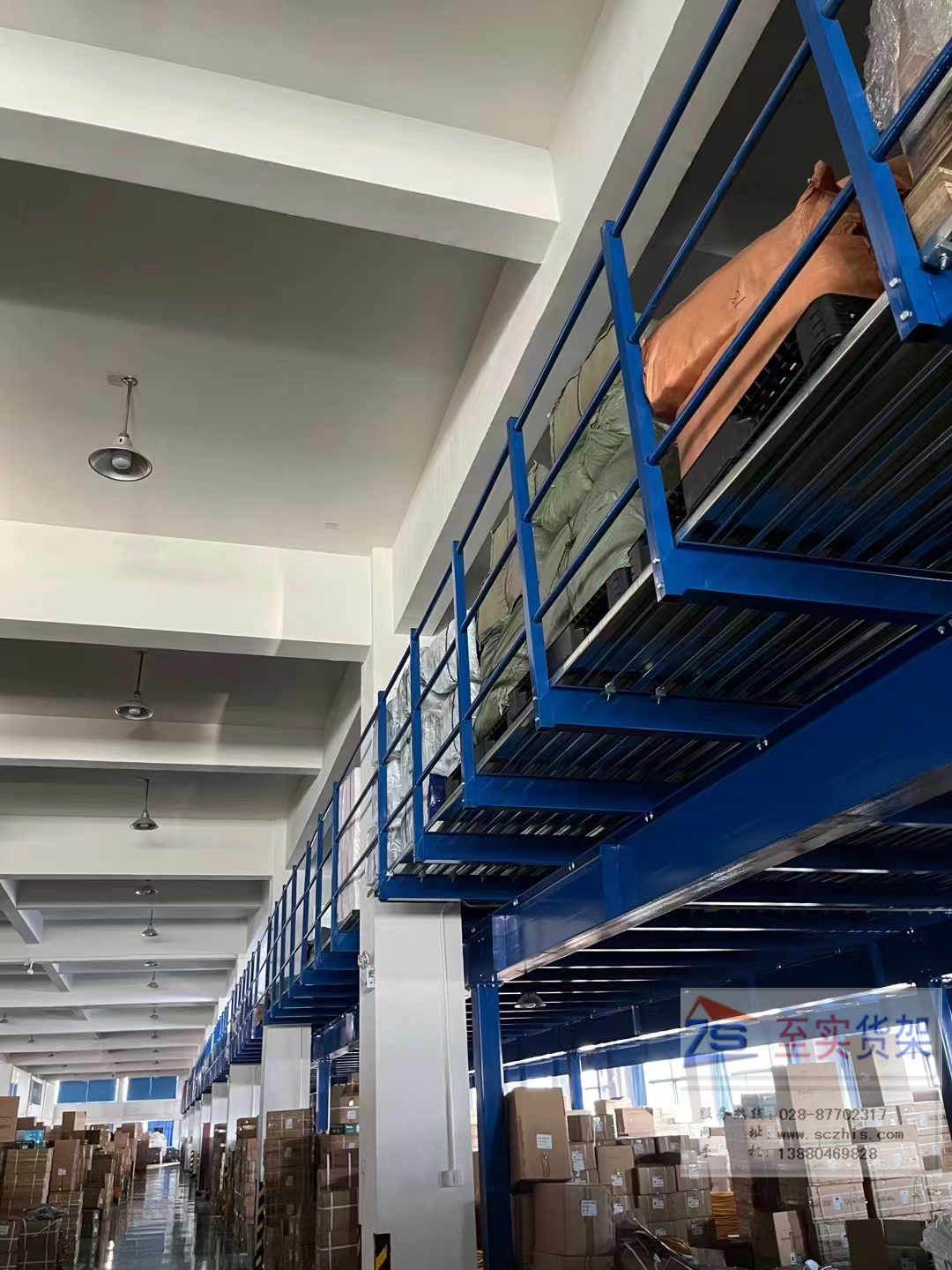 重型阁楼平台案例投入使用