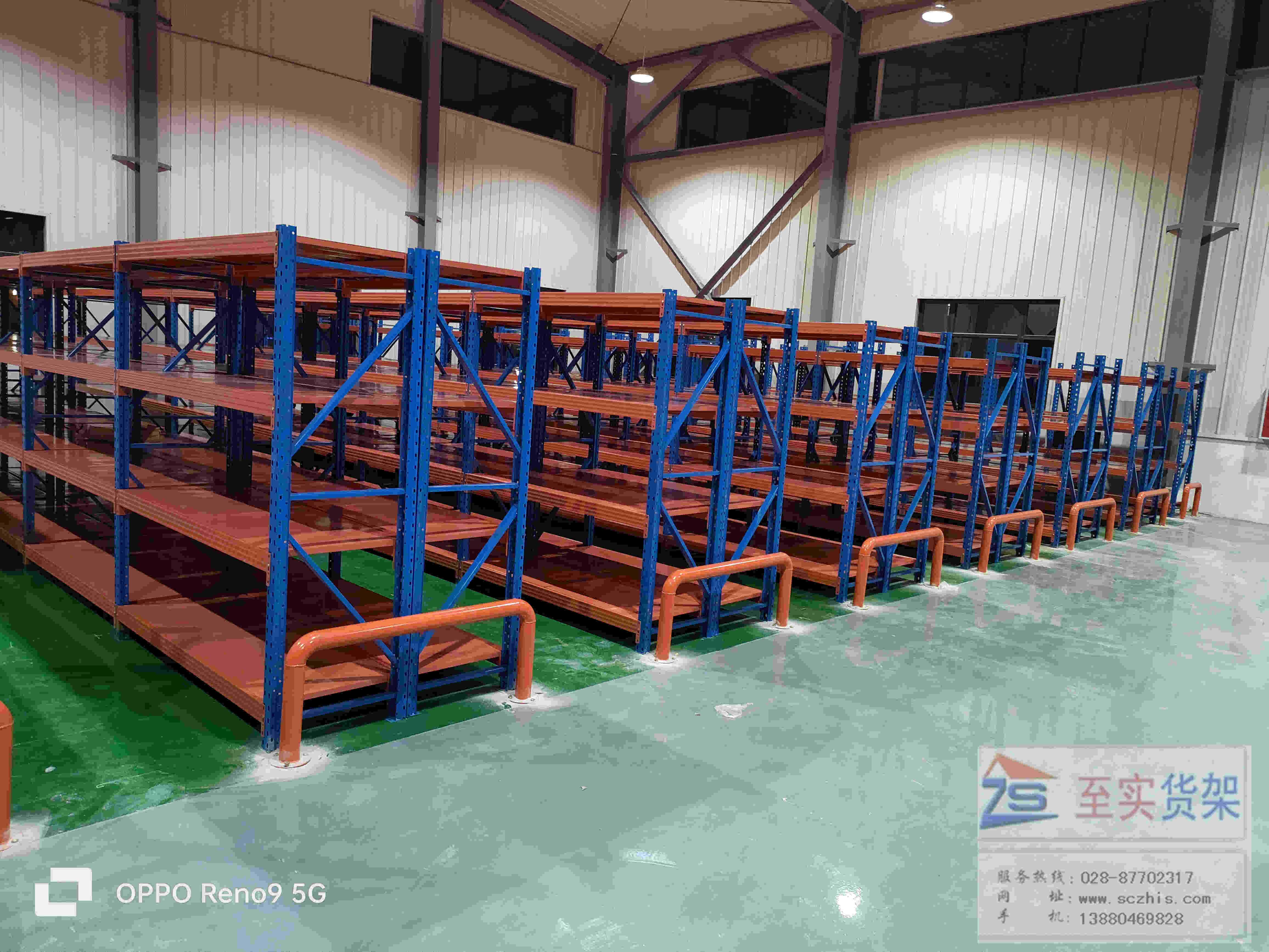 油气版块板式货架及重型货架完工交付使用